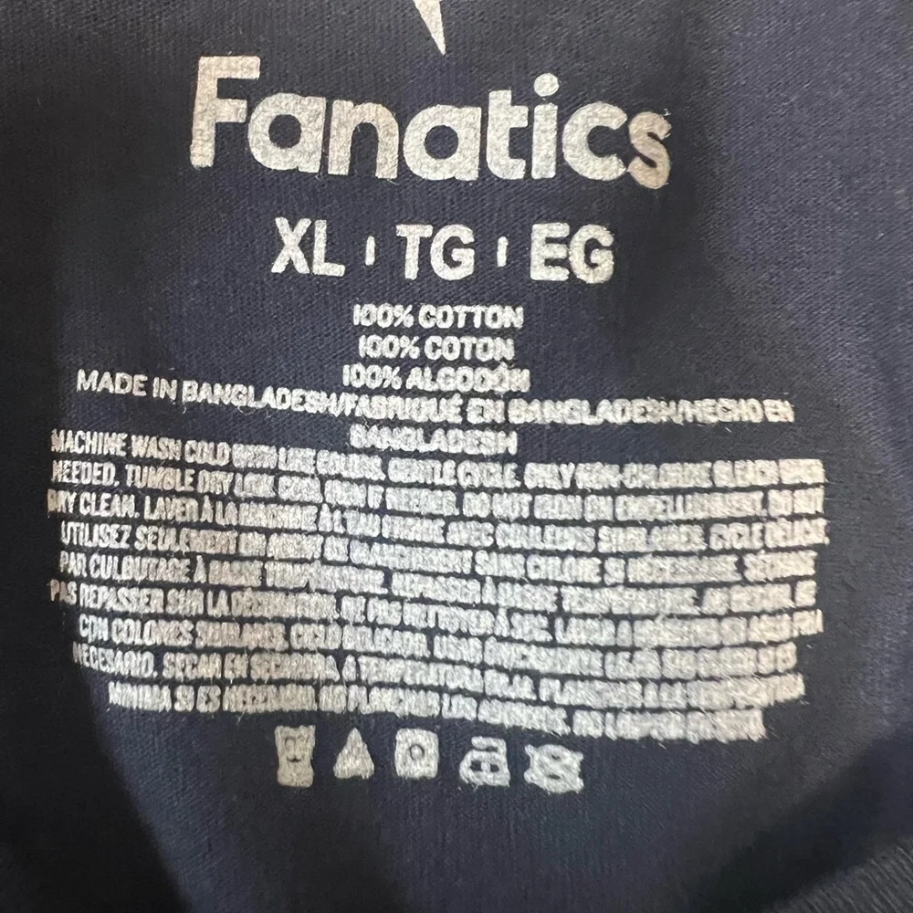 New England Patriots Navy T Shirt Size XL Men